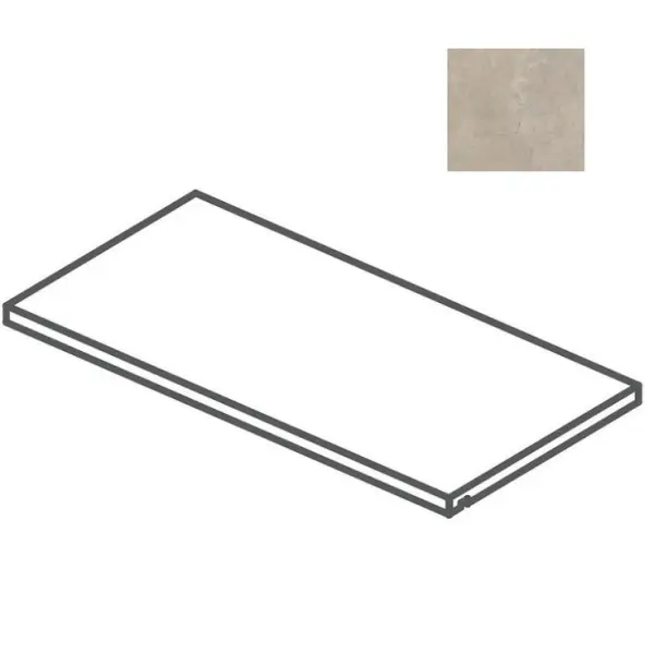 Impronta italgraniti Calcis CL04SG8 Gocciolatoio Corda 80x80 - керамическая плитка и керамогранит