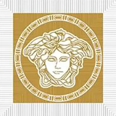Versace Meteorite 47132 Firma Medusa Naturale Bianco/Oro 9,8x9,8