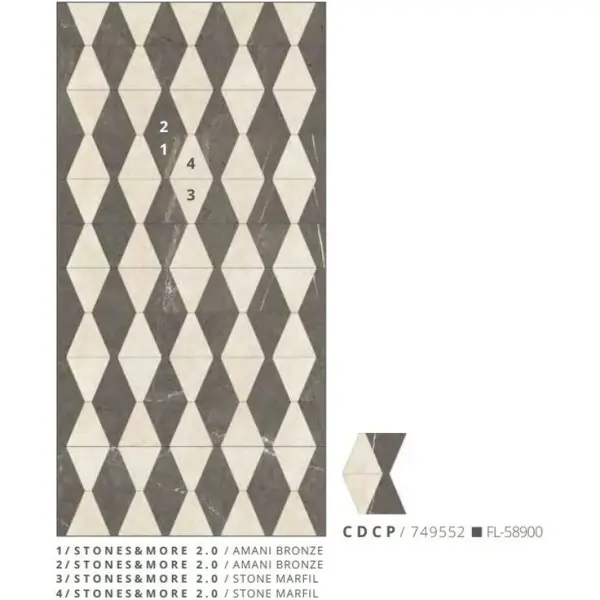 Casa Dolce Casa Magnum Decori 749552 CDCP 6mm 120x240