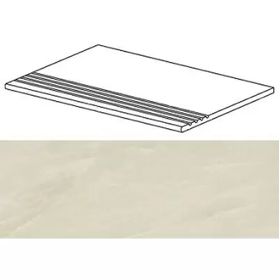 Atlas Concorde Marvel Edge AFB8 Imperial White Gradino 30x60