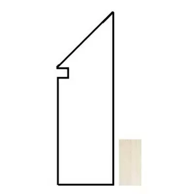 Atlas Concorde Etic ANAL Rovere Bianco Battiscopa Sag 7.2x30