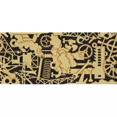Bisazza Decori 10 06001842VL Industry Amber A 129.1x290.5