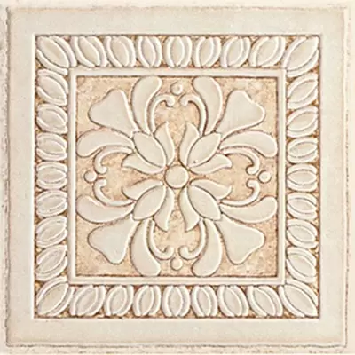 Del Conca Calliope A Decor Giallo Chiaro 20x20