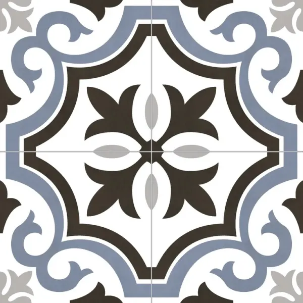 Halcon Ceramicas Dublin Pre Blue Mat 45x45 - керамическая плитка и керамогранит