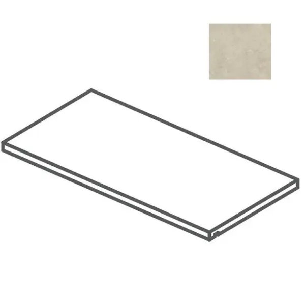 Impronta italgraniti Calcis CL03SG8 Gocciolatoio Visone 80x80 - керамическая плитка и керамогранит