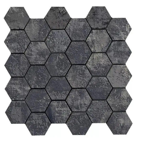 La Fabbrica Ceramiche Artile 156331 Esagona Black Gold Nat Ret 28x29