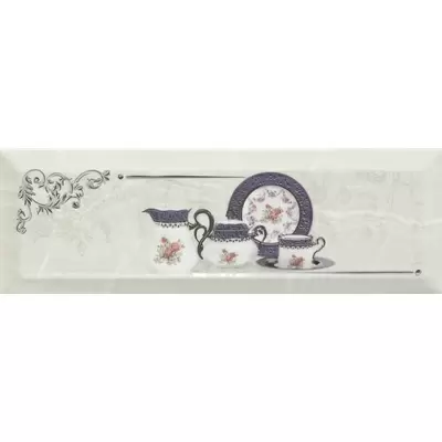 Monopole Ceramica Petra Decor Pranzo Silver С 10x30
