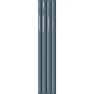 DNA Tiles Plinto Out Blue Gloss 10,7x54,2