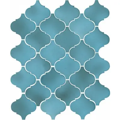 Kerama Marazzi Арабески Тоскана 65005 Голубой Глянцевый 26x30