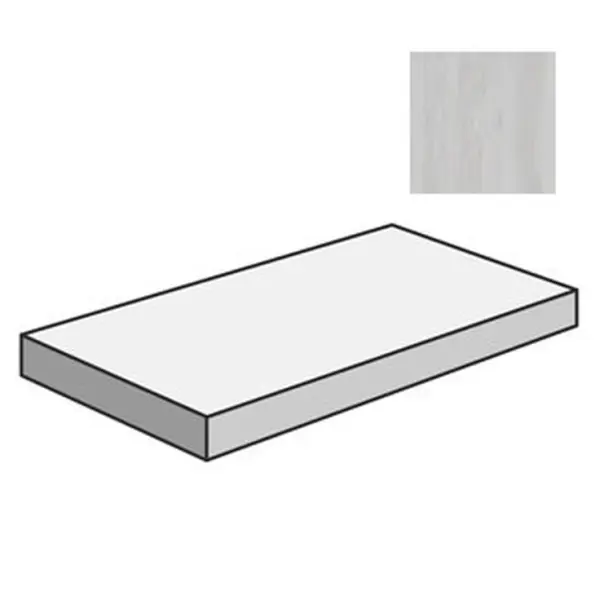 Flaviker PI.SA Double 0014905 Angolare Top SX Nat Linear Grey 32x120