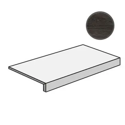 Sant Agostino S Wood CSAGWOBL12 Gradone 120 Black 33x120