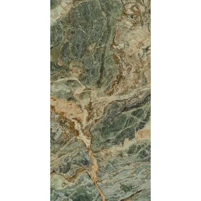 Kerama Marazzi Риальто Нобиле SG593502RB\D 2 зелёный лаппатированный обрезной 119,5x238,5