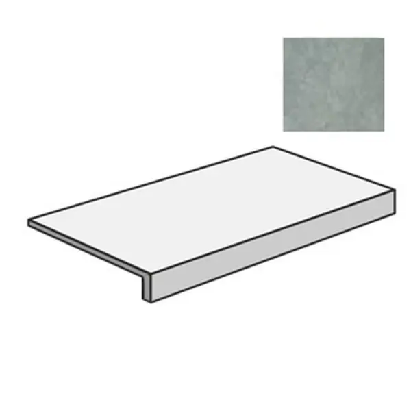 Flaviker PI.SA Double 0014915 Gradone Top Plain Mint Nat 32x120