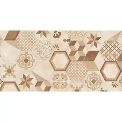 Marca Corona Terra Mix Decori Esagono Vers. C 25x21.6