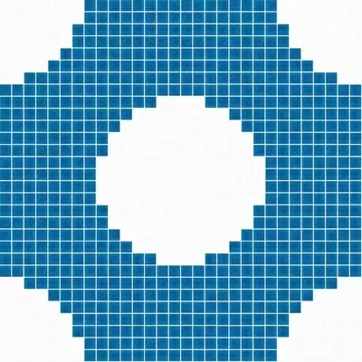 Bisazza Decori 20 06004288VL Corfu 32.2x32.2