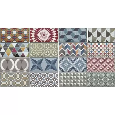 Equipe Metro 20922 Patchwork Colors 7.5x15