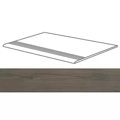 Casalgrande Padana Tavolato Gradino Marrone-Scuro 120x30