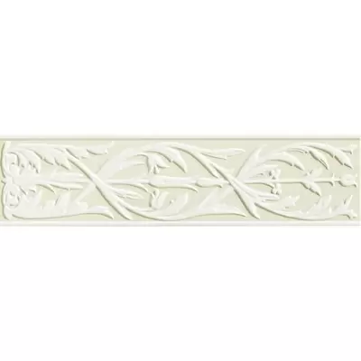 Ceramiche Grazia Ermideco HER11 Ermitage Decorato Bianco Beige Mat 20x80