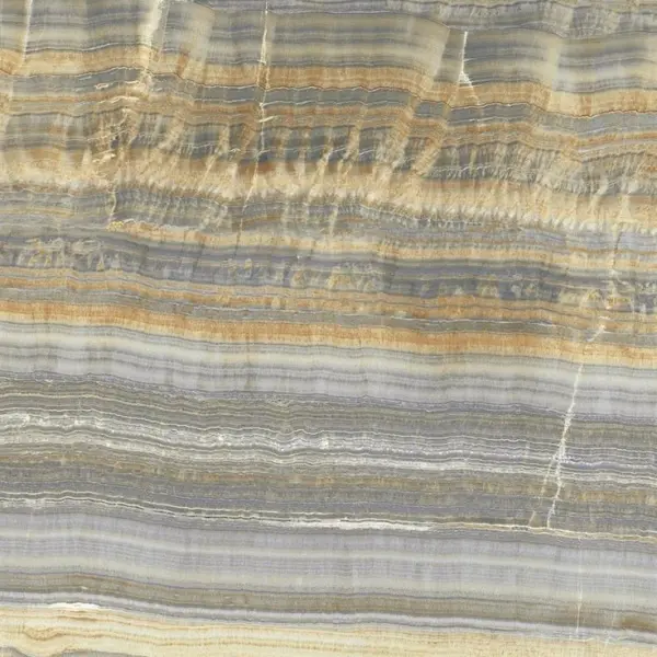 Ariostea Ultra Onici UO6SK75557 Grey onyx vein cut Silky 6mm 75x75