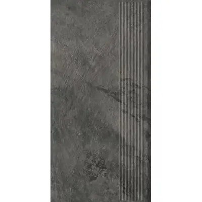 Grupa Paradyz Ardis Dark Stopnica Prosta Struktura Mat 30x60