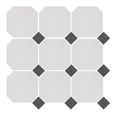 TopCer Field Material 4416OCT14 White Black 30x30