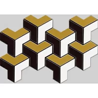 Apavisa Spectrum 8431940112126 Olive Pulido Mosaic Tetris 14.92x25.75