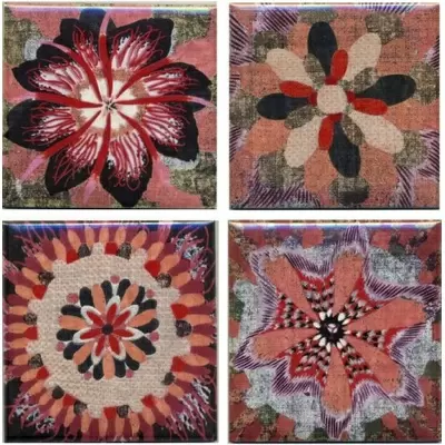 Monopole Ceramica Cocktail Decorado Colada (комп/4шт) 30x30