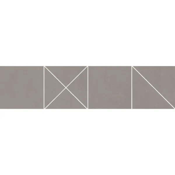 Living Ceramics Cava LV11956 Grey Pattern 3 7C 7,5x30 - керамическая плитка и керамогранит