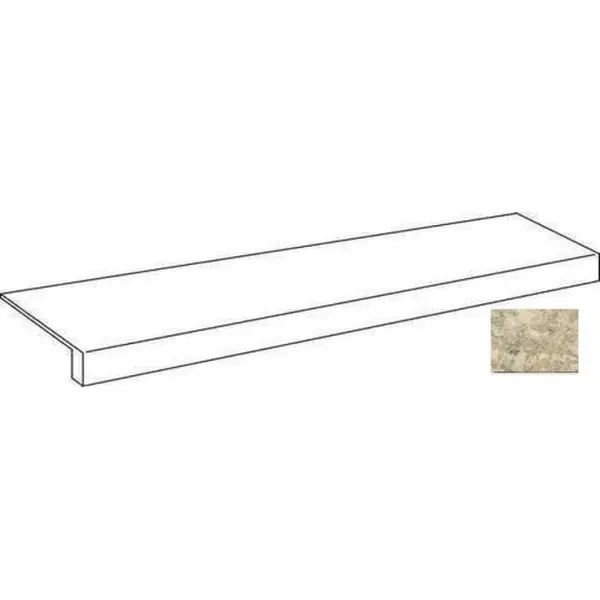 Atlas Concorde Russia Forte Dei Marmi Quark 620070002753 Brazilian Gold Scalino Frontale 33x60