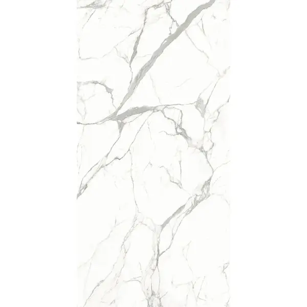 Ariostea Ultra Marmi UM6L300583A Bianco Statuario Block A Luc Shiny 6mm 150x300