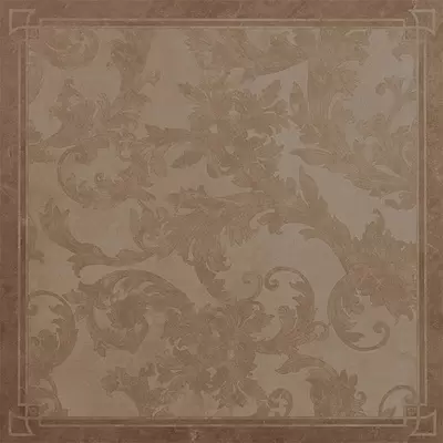 Versace Marble 240077 Cassettone Foglia Marrone Onice 58.5x58.5