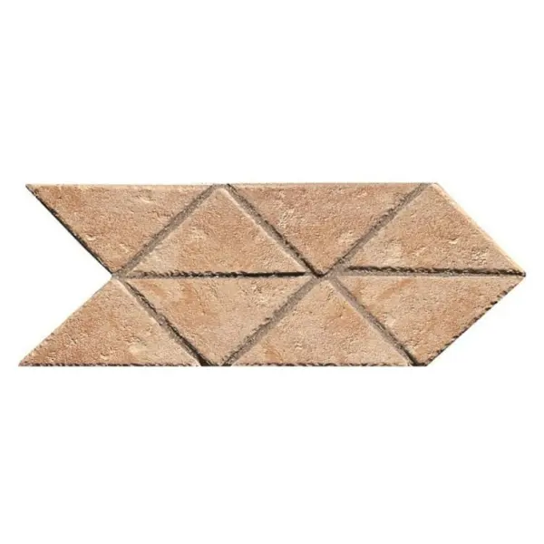 ABK Petraia A5000H Freccia Triangoli Beige 12,5x25 - керамическая плитка и керамогранит