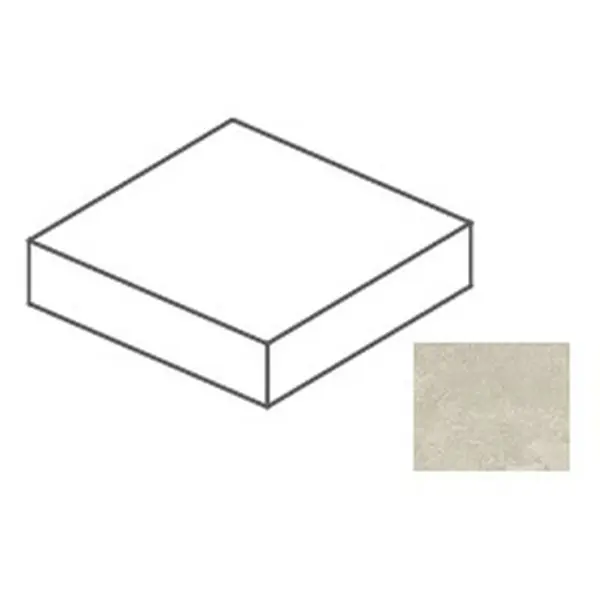 Impronta italgraniti Dorset DR03L682BA Beige Cross Cut Elemento L Angolare 20mm 60x60x14