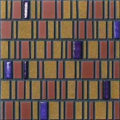 Settecento Le Murrine Gold High Gold Amethyst 30x30