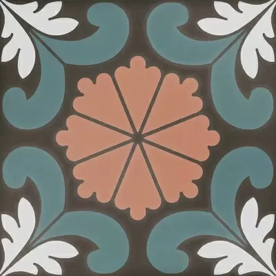 DNA Tiles Sync 125634 Flower Blue 15x15