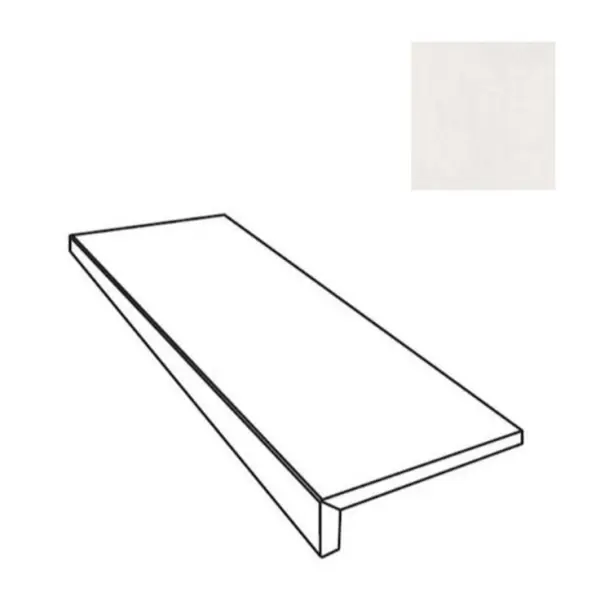 ABK Poetry Net 0018019 Gradone Top Milk Nat 32x120 - керамическая плитка и керамогранит