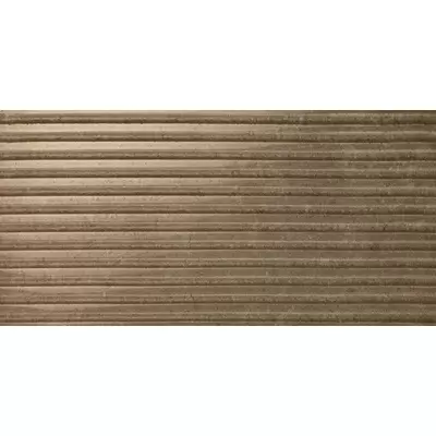 Piemmegres (Piemme Ceramiche) Bits And Pieces 1285 Peat Brown Groove Lev-Ret 30x60