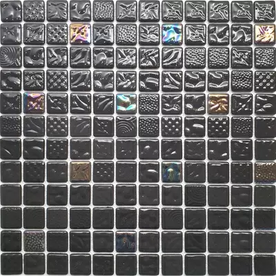 Natural mosaic Steppa STP-BK003-L Dark Grey 31,7x31,7