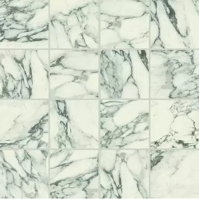 Casa Dolce Casa Stones and More 2.0 756811 Arabescato White Matte 6mm Mosaico 7.5x7.5 30x30