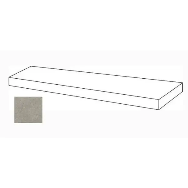 Atlas Concorde Russia Rinascente Fusion 620070003273 Argilla Angolare Sx 33x120 - керамическая плитка и керамогранит