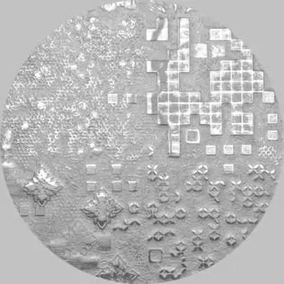 Apavisa Rendering 8431940228957 Circle Moon Silver Decor 25x25