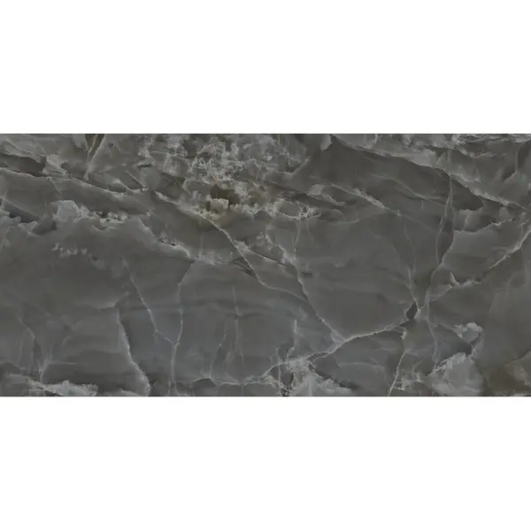 Casalgrande Padana Alabastri 18720290 Black Lucido 60x120 - керамическая плитка и керамогранит