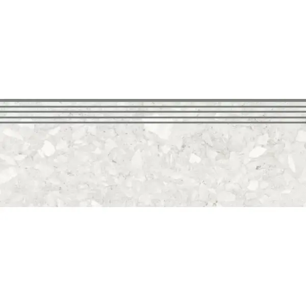 Kerranova Molekula K-2110/MR/st01/300x1200x10 White MR 30x120 - керамическая плитка и керамогранит