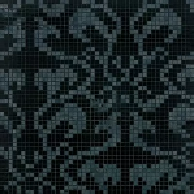 Bisazza Decori 20 06004242VL Damasco Black 97x97