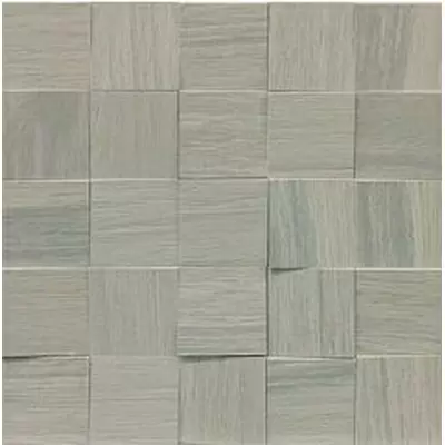 Casa Dolce Casa Wooden Tile Of Cdc 742056 Gray Matte Mosaico 3d Inclinato 6x6 30x30