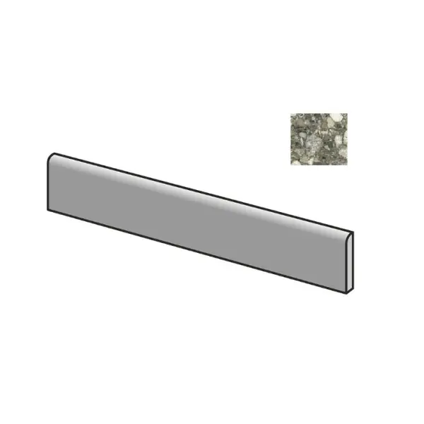 Sant Agostino Venistone CSABVEEM90 Battiscopa 90 Emerald 7,3x90