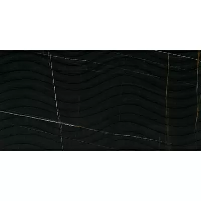 Impronta italgraniti Marble Experience MB04BAO Sahara Noir SQ. Onda 120x60
