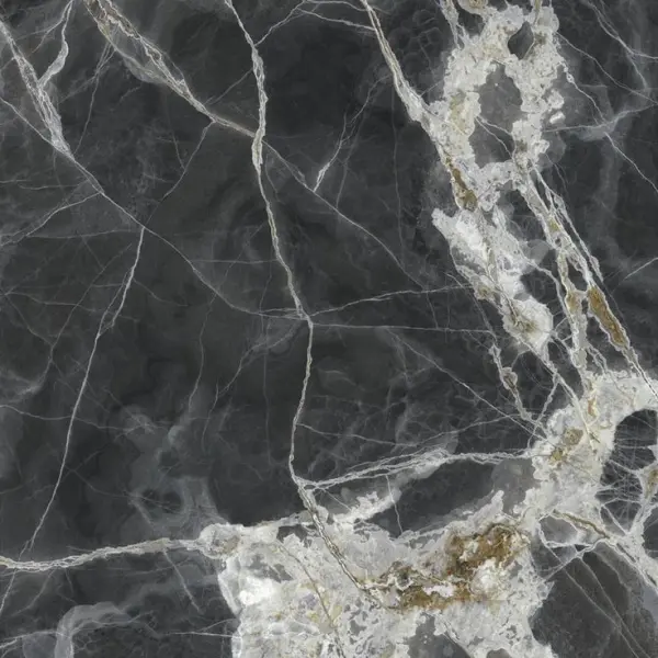 Ariostea Ultra Onici UO6L75679 Onice nero Polished 6mm 75x75