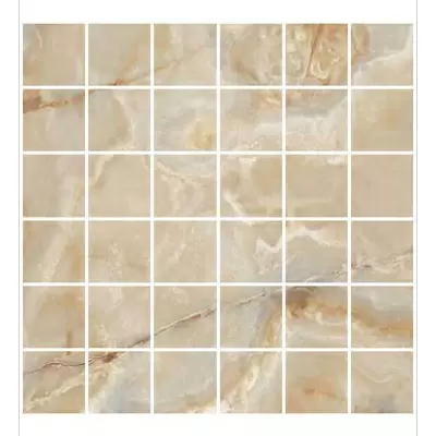 Casa Dolce Casa Onyx&amp;More 767647 Golden Onyx Satin Mos 5x5 30x30