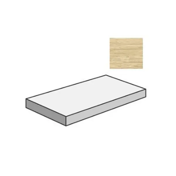 Sant Agostino Sunwood CSAGDSNH12 Gradone Angolare Dx Honey 33x120